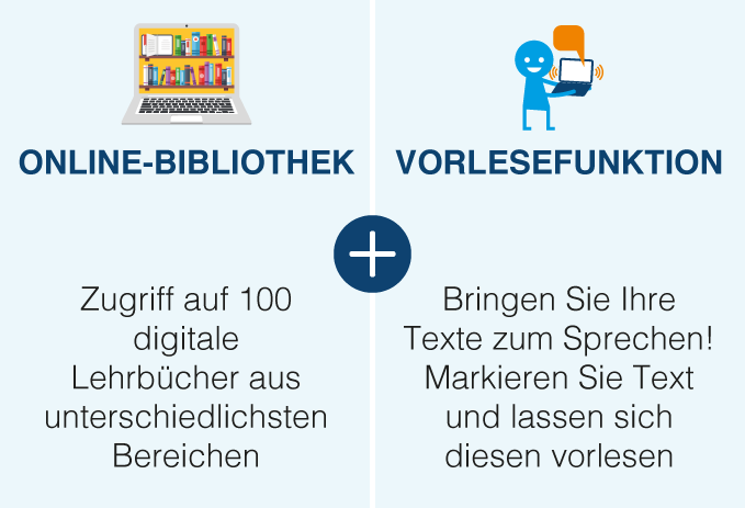 Laudius Online Bibliothek + Vorlesefunktion